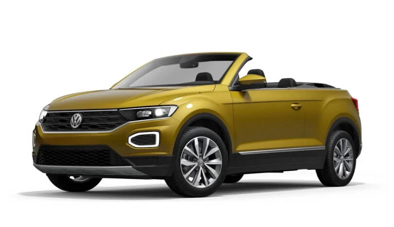 Mieten Sie einen VW T-Roc Cabrio (Schaltgetriebe, 1.5 L Benzin, 4 Sitze) auf Fuerteventura